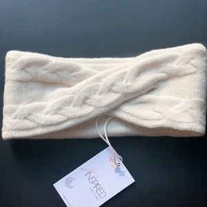 Hair band for baby girl toddler kids. Pure merino organic wool.Children knitting